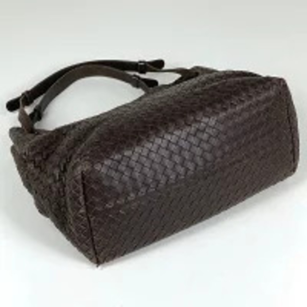 Bottega Veneta Nappa Bag Brown Tote Shoulder Intrecciato Leather Brown